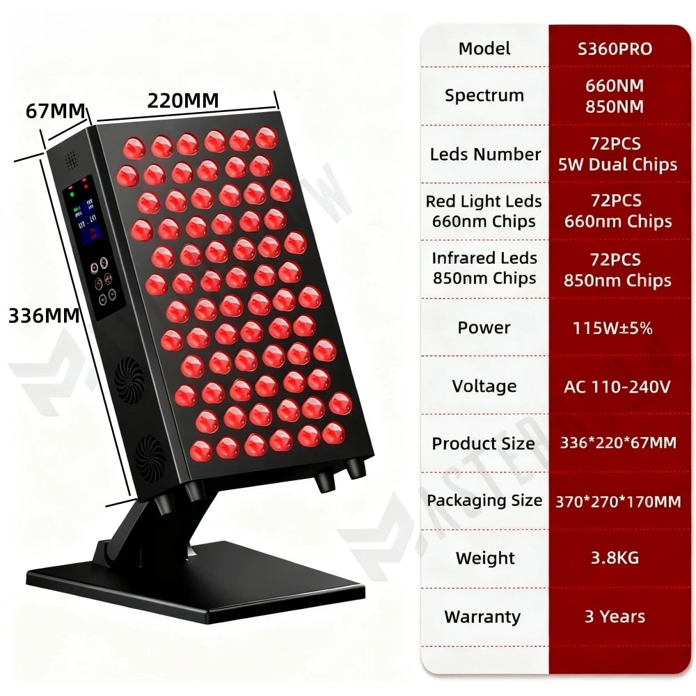Zenko Pro Red Light Therapy Panel - Full Body Treatment